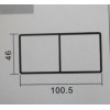 【廠家】直供絲印設備鋁型材100*46方管