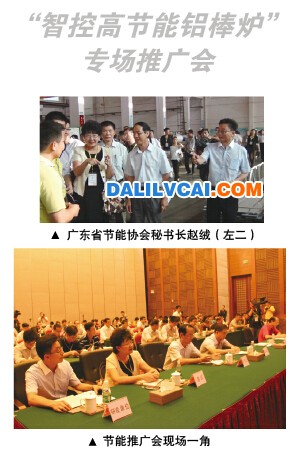 參觀了智控高節能鋁棒爐的使用企業生產車間照片