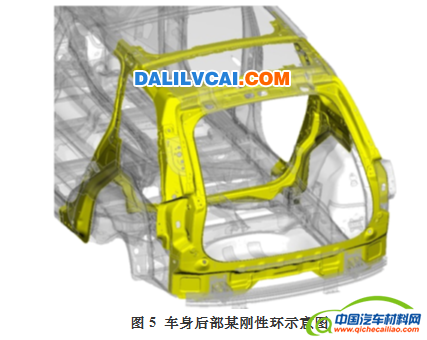 2015款沃爾沃XC90車身尾部剛性環