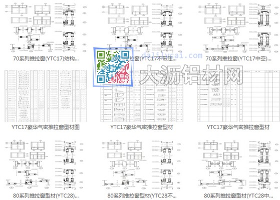 新亞鋁業鋁型材系列部分產品展示