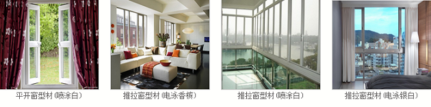 吉亞鋁業生產的部分工業鋁型材產品