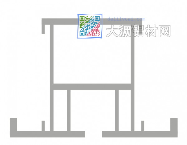 工業鋁型材截面圖