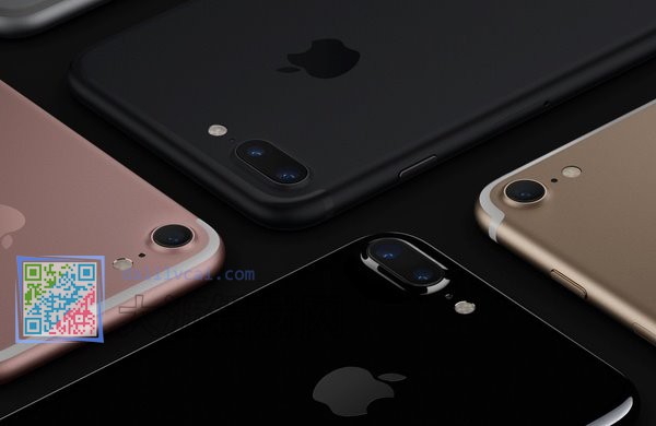 iPhone7亮光黑工藝與亞光黑、玫瑰金對比圖