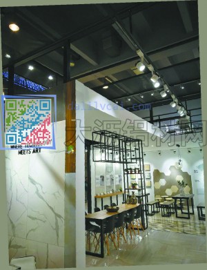 頗具藝術感的陶瓷展廳