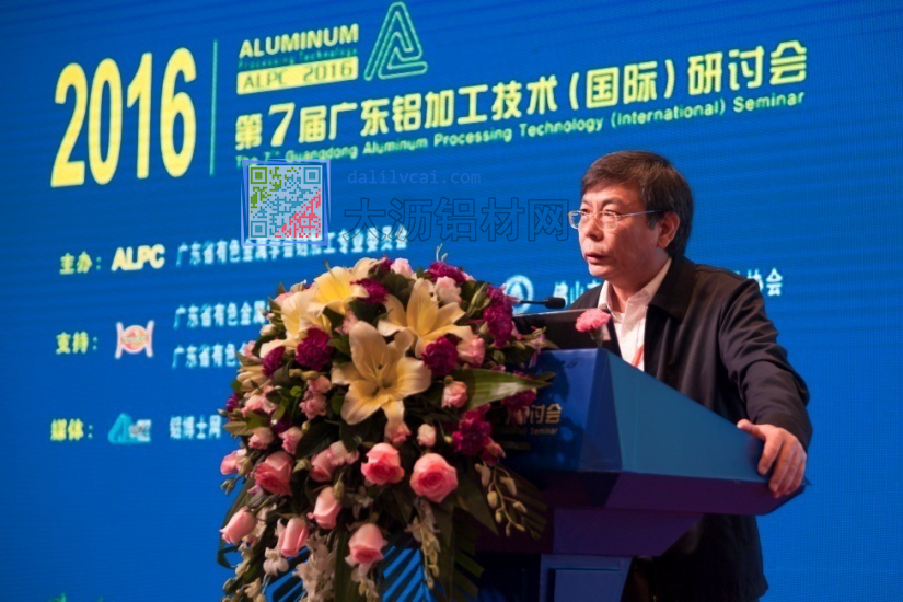中國有色金屬工業協會副會長、中國有色金屬加工工業協會理事長文獻軍發言