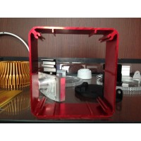 口罩機(jī)邊框、鋁框加工，印花機(jī)鋁框-亮銀鋁型材開模加工