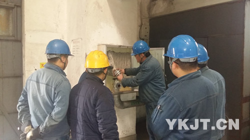 兗礦陽極公司開展冬季消防集中專項檢查現場