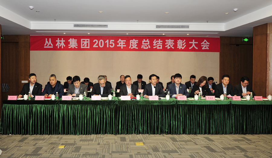 叢林集團公司召開2015年度總結表彰大會