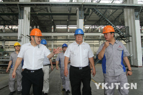 山東國資委經營績效綜合評價組對輕合金公司進行綜合評價
