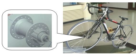 自行車鋁型材產品示意圖