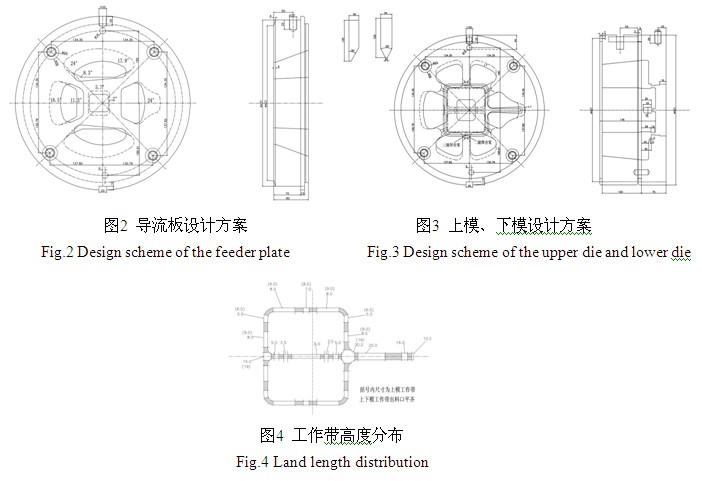 鋁型材擠壓模具導(dǎo)流板、上下模的設(shè)計(jì)方案