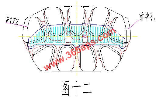 大型散熱器鋁材擠壓模具設計方案圖